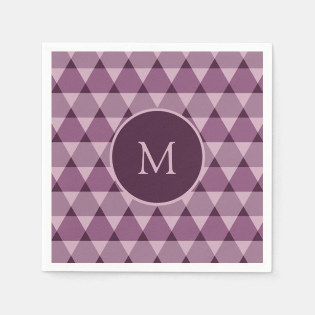 Triangles Pattern Napkins (Front)