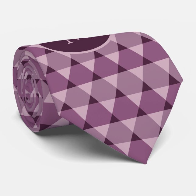 Triangles Pattern Neck Tie (Rolled)