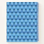 Triangles Pattern Notebook (Back)