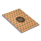 Triangles Pattern Notebook (Right Side)