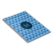 Triangles Pattern Notebook (Right Side)