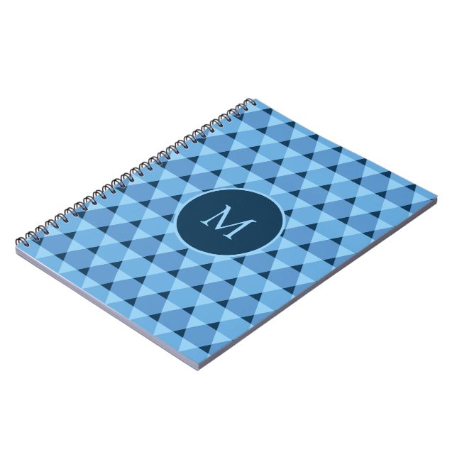 Triangles Pattern Notebook (Left Side)