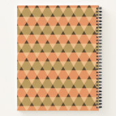 Triangles Pattern Notebook (Back)