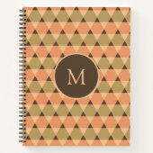 Triangles Pattern Notebook (Front)