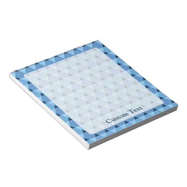Triangles Pattern Notepad (Angled)