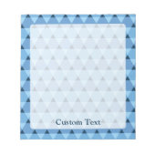 Triangles Pattern Notepad (Front)