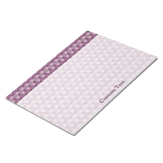 Triangles Pattern Notepad (Angled)
