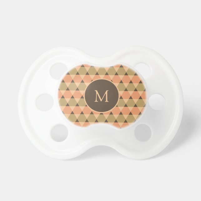 Triangles Pattern Pacifier (Front)