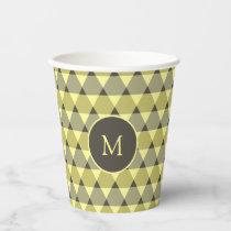 Triangles Pattern Paper Cup