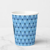 Triangles Pattern Paper Cup (Left)
