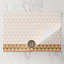 Triangles Pattern Paper Pad