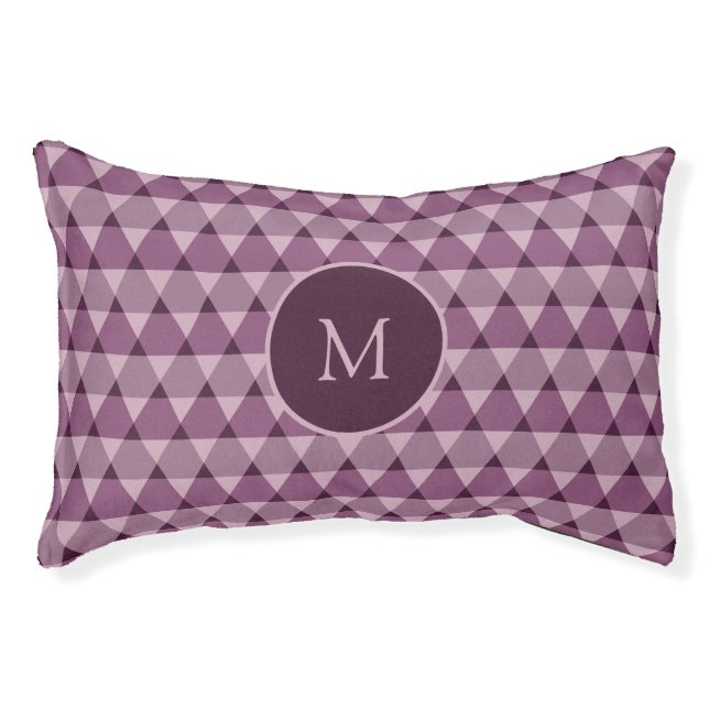 Triangles Pattern Pet Bed (Front)