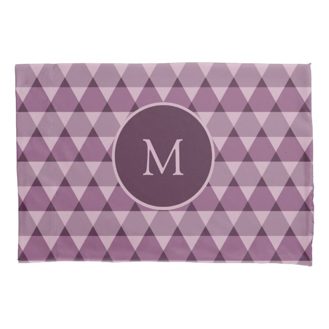 Triangles Pattern Pillow Case (Front)