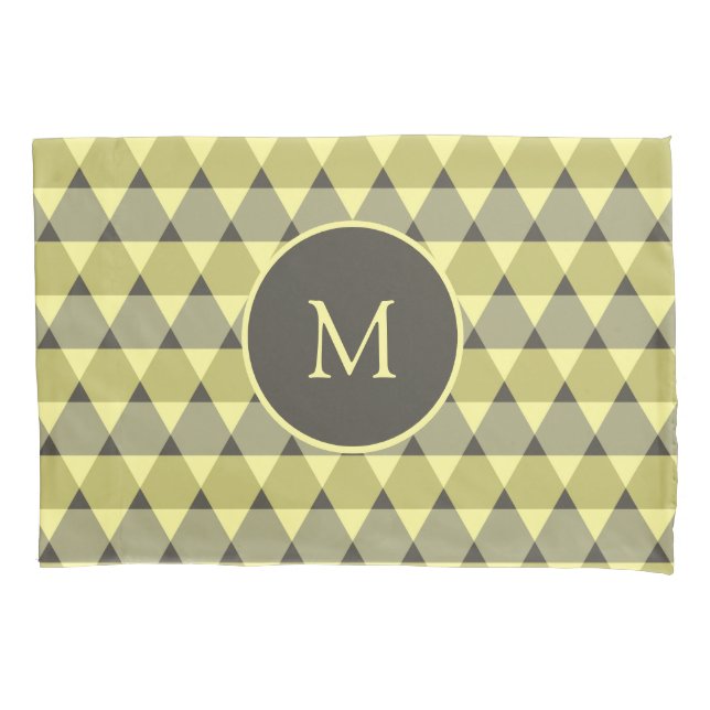 Triangles Pattern Pillow Case (Front)