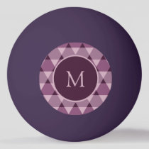 Triangles Pattern Ping Pong Ball