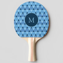 Triangles Pattern Ping Pong Paddle