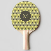 Triangles Pattern Ping Pong Paddle