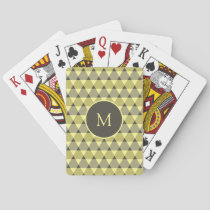 Triangles Pattern Playing Cards