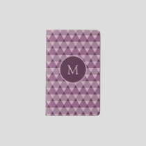 Triangles Pattern Pocket Moleskine Notebook