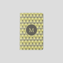 Triangles Pattern Pocket Moleskine Notebook