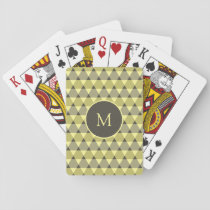 Triangles Pattern Poker Cards