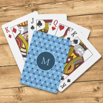 Triangles Pattern Poker Cards