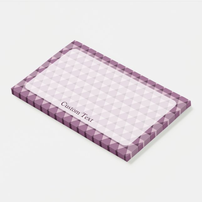 Triangles Pattern Post-it Notes (Angled)