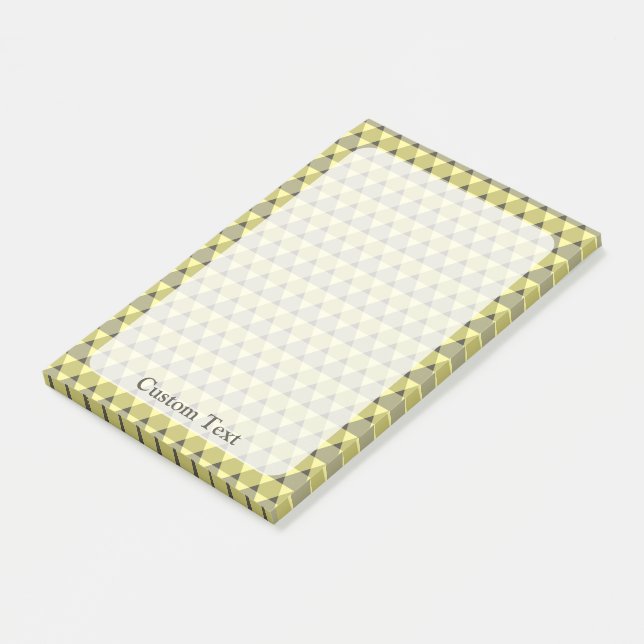 Triangles Pattern Post-it Notes (Angled)