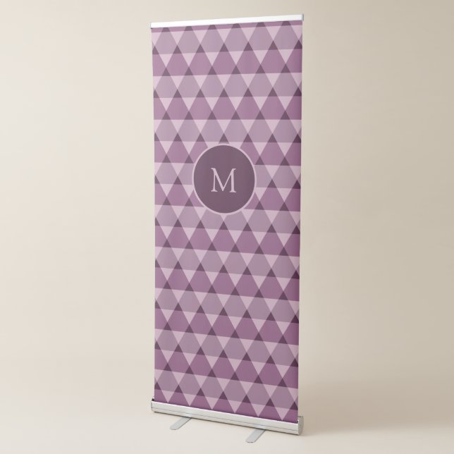 Triangles Pattern Retractable Banner (3/4)