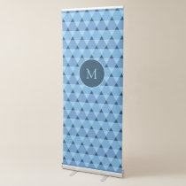 Triangles Pattern Retractable Banner