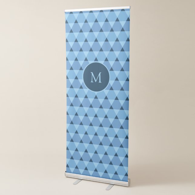 Triangles Pattern Retractable Banner (3/4)