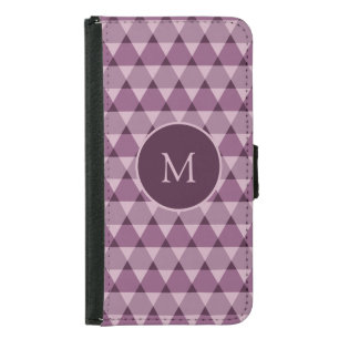 Triangles Pattern Samsung Galaxy S5 Wallet Case