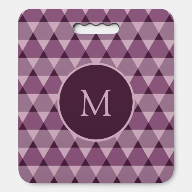 Triangles Pattern Seat Cushion (Front Vertical)