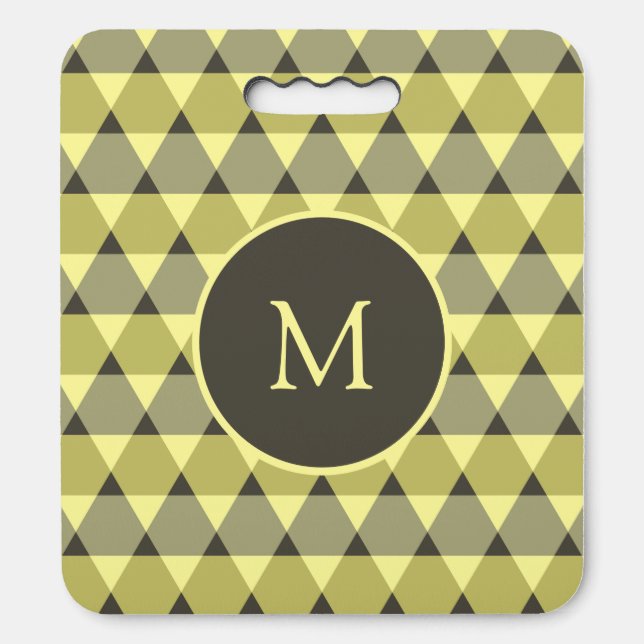 Triangles Pattern Seat Cushion (Front Vertical)