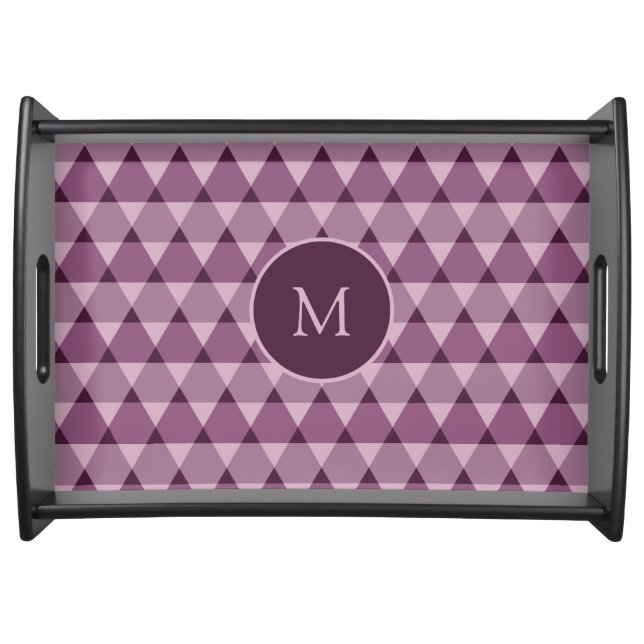 Triangles Pattern Serving Tray (Front)
