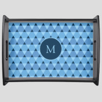 Triangles Pattern Serving Tray