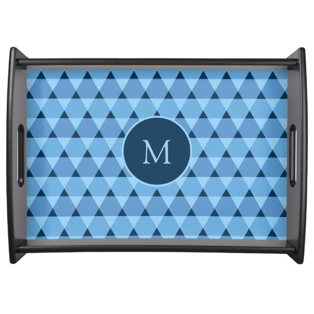 Triangles Pattern Serving Tray (Front)