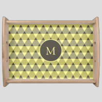 Triangles Pattern Serving Tray