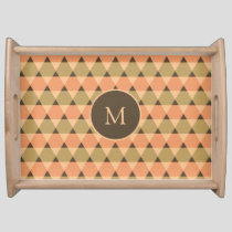 Triangles Pattern Serving Tray