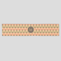 Triangles Pattern Short Table Runner