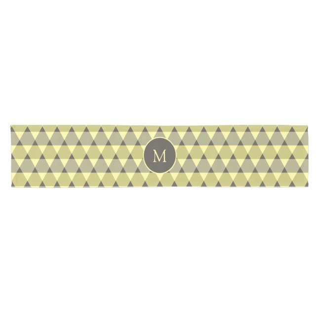 Triangles Pattern Short Table Runner (Horizontal)