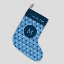 Triangles Pattern Small Christmas Stocking