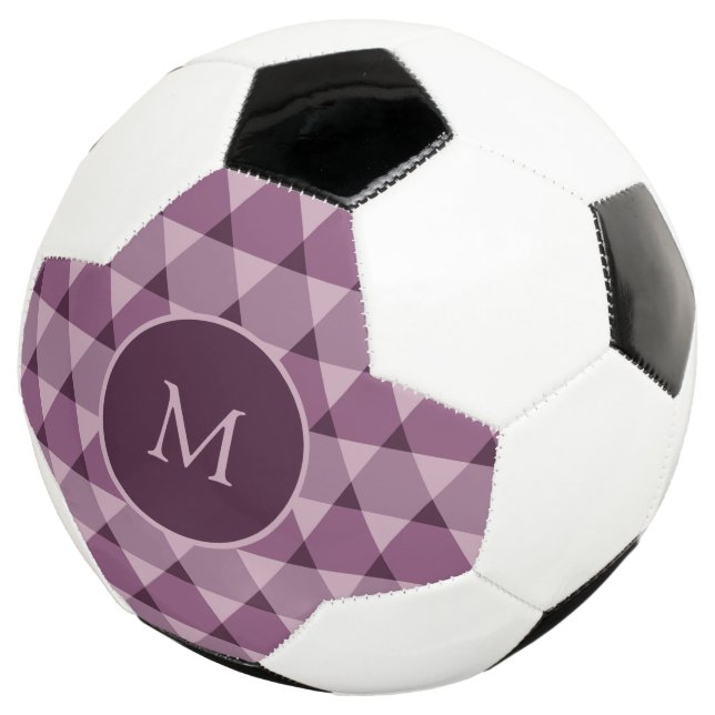 Triangles Pattern Soccer Ball (Three Quarter)