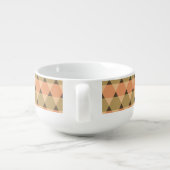 Triangles Pattern Soup Mug (Back)