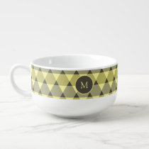 Triangles Pattern Soup Mug