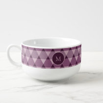 Triangles Pattern Soup Mug