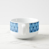 Triangles Pattern Soup Mug (Back)