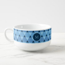 Triangles Pattern Soup Mug