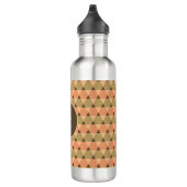 Triangles Pattern Stainless Steel Water Bottle (Right)