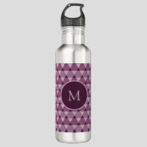 Triangles Pattern Stainless Steel Water Bottle